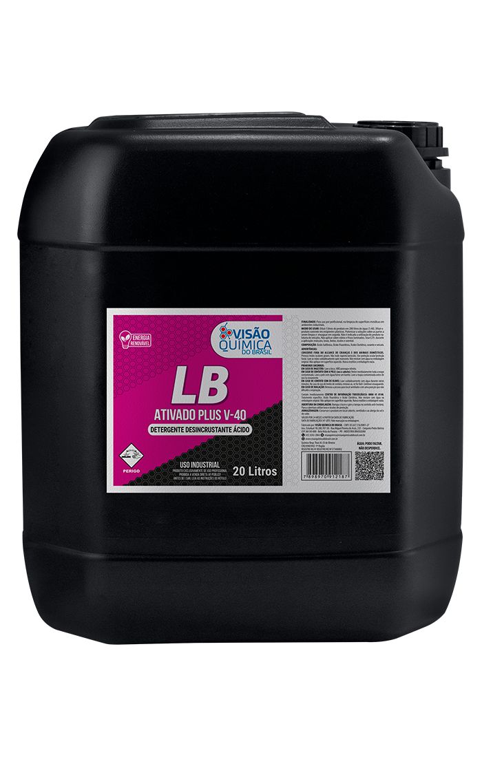 Embalagem LB ATIVADO PLUS V-40 Embalagem LB ATIVADO PLUS V-40