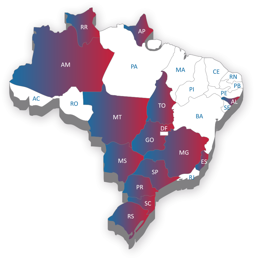Mapa Areas de Atuacao Mapa Areas de Atuacao